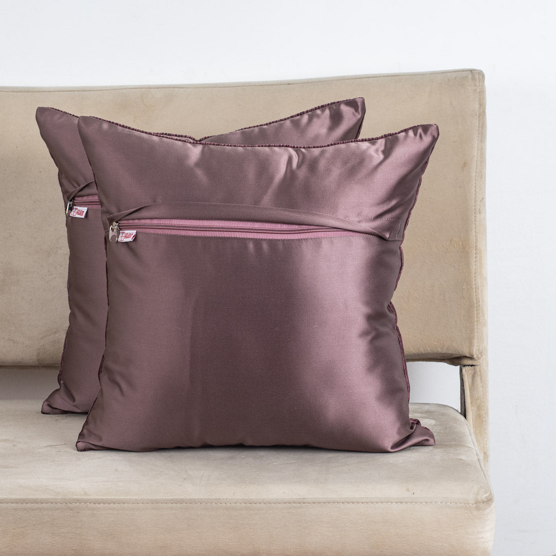 TexturaMix Chenille Cushion Cover – 16x16 Inch Stylish Home Décor