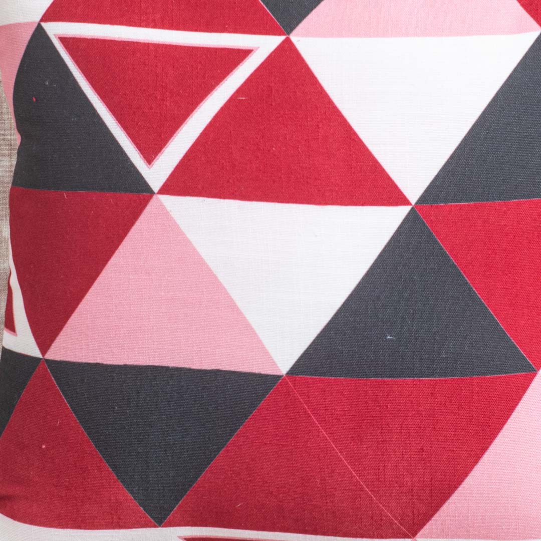 GeoTri Multi Cotton Cushion Cover – 16x16 Inch Stylish Home Décor