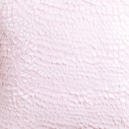 ShellText Baby Pink Velvet Fur Cushion Cover – 16x16 Inch Stylish Home Déco