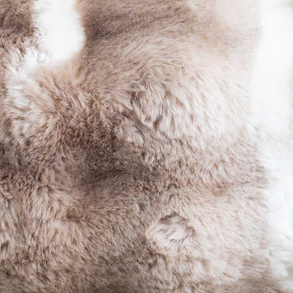 Velvet &amp; Fur Tie-Dye Pom-Pom Cushion – 12×18"