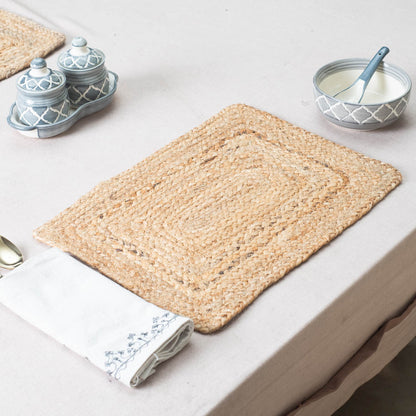 Natural Jute Table Mat – 36×51 CM