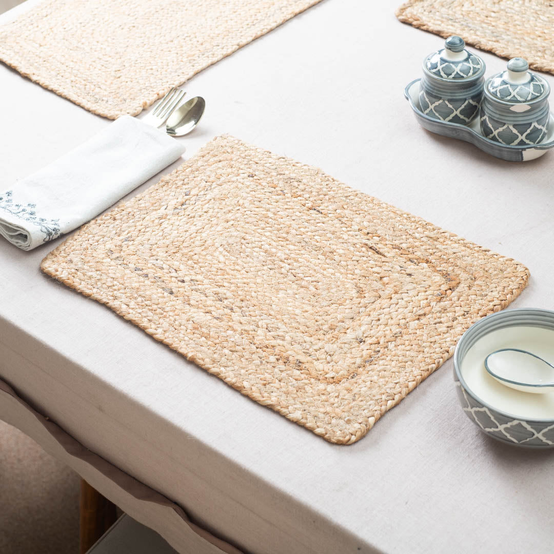 Natural Jute Table Mat – 36×51 CM