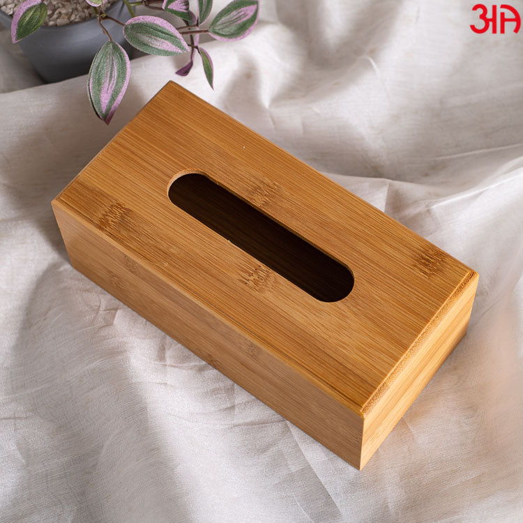 Bamboo Tissue Box (9x12x24) CM