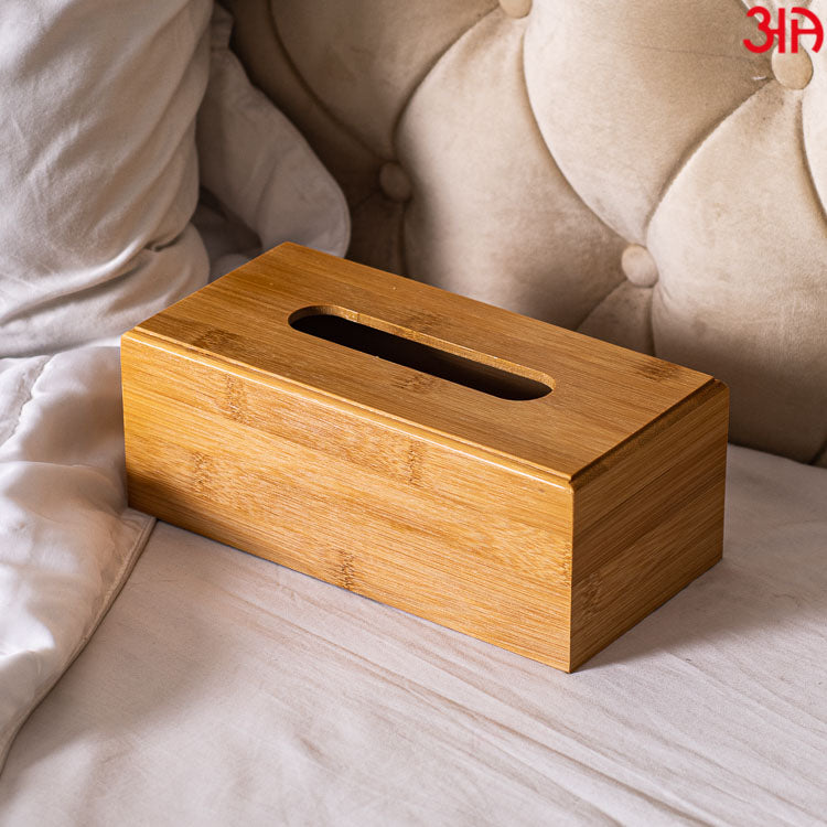 Bamboo Tissue Box (9x12x24) CM