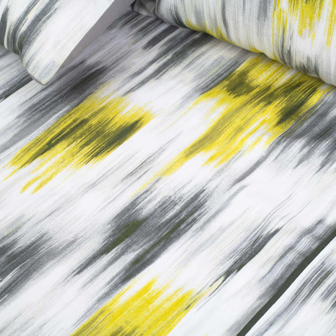 Modern Ikat Accent Cotton Bedspread – 108×108″ | Design 7