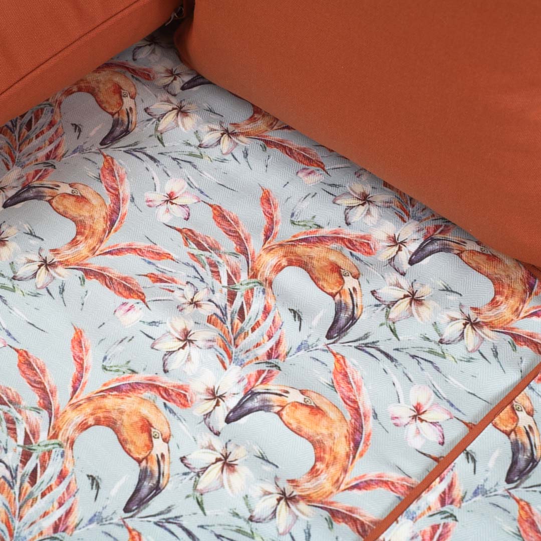 Floral Canopy Luxe Cotton Bedspread – 108×108″ | Design 8