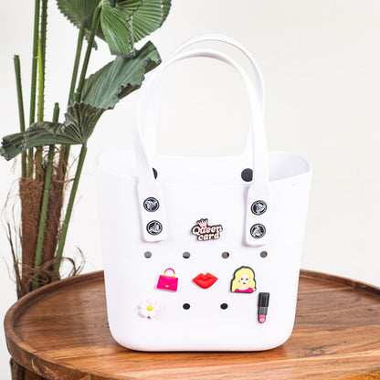 Croc-Inspired EVA Silicone Mini Tote – 20×20 CM