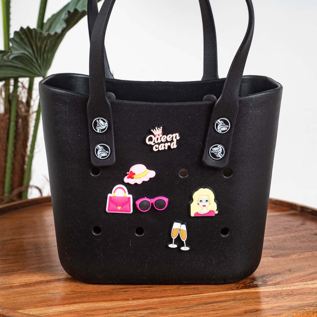 Croc-Inspired EVA Silicone Mini Tote – 20×20 CM