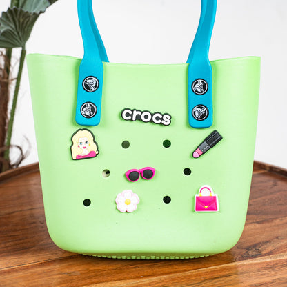 Croc-Inspired EVA Silicone Mini Tote – 20×20 CM