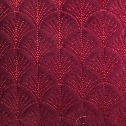 Premium self Embossed Leaf Design Cushion Cover