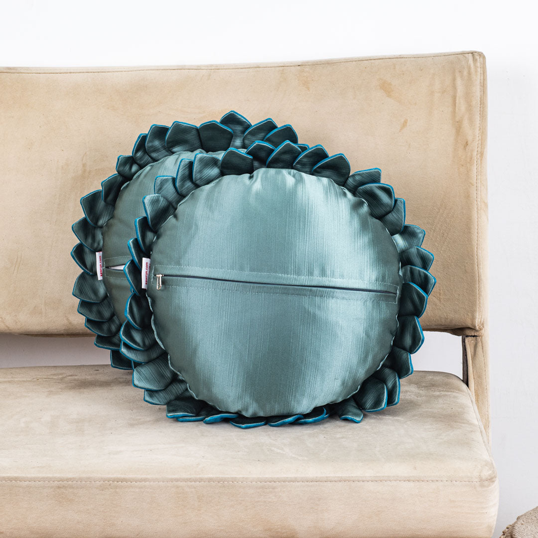 Luxe Velvet Sunflower Cushion Cover