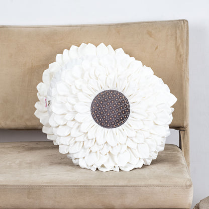 Luxe Velvet Sunflower Cushion Cover