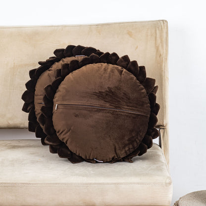 Luxe Velvet Sunflower Cushion Cover
