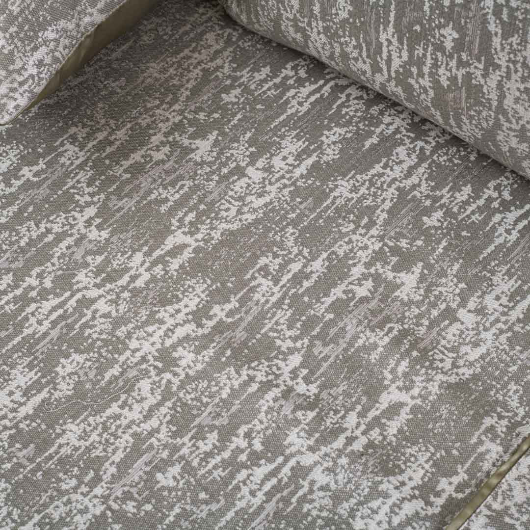 Textured Stone Jacquard Bedcover – 100×108″ | Design 4