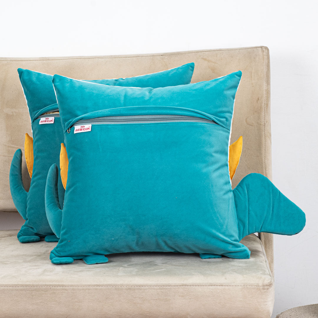 Jurassic Fun Character Cushion – 16 × 16 in