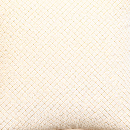 Diamond Stitch Velvet Cushion – 16 × 16 in