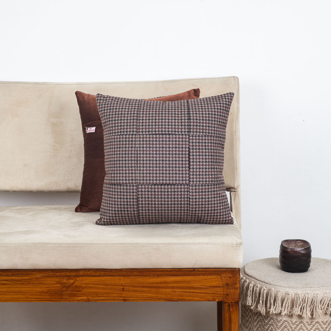 Classic Suede Velvet Cushion – 16×16″