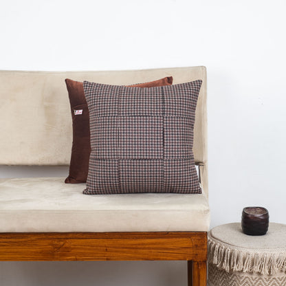 Classic Suede Velvet Cushion – 16×16″