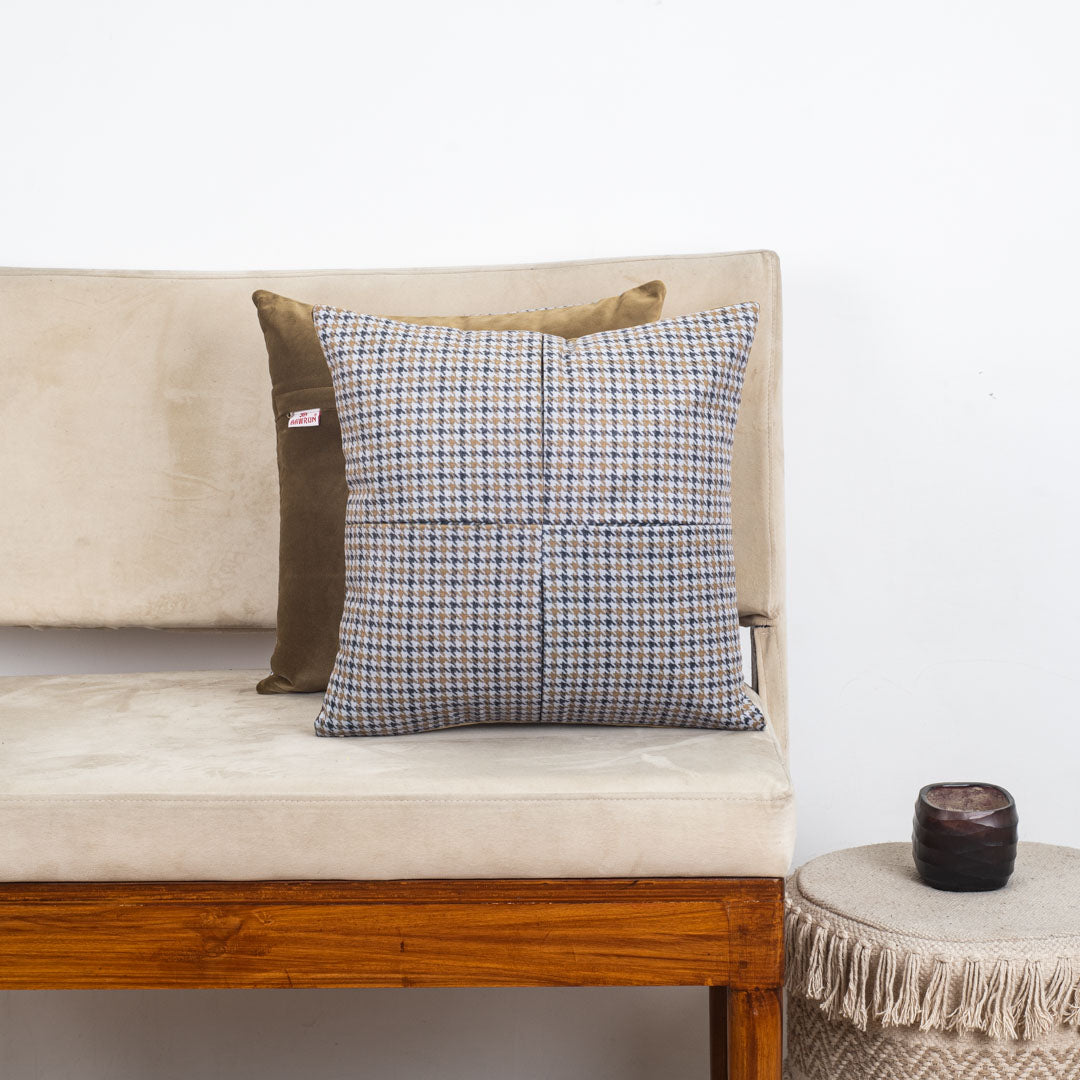 Suede Velvet Cushion Cover – 16×16″