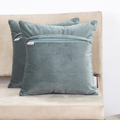 Suede Velvet Cushion Cover – 16×16″