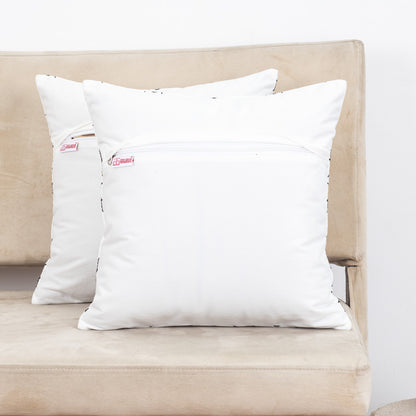 Luxury Geometric Velvet Cushion Cover – 16×16″