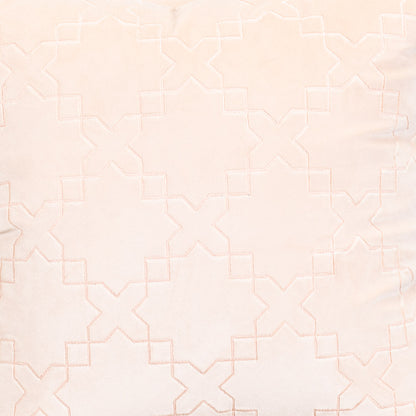 Premium Self Embossed Star Design Cushion Cover