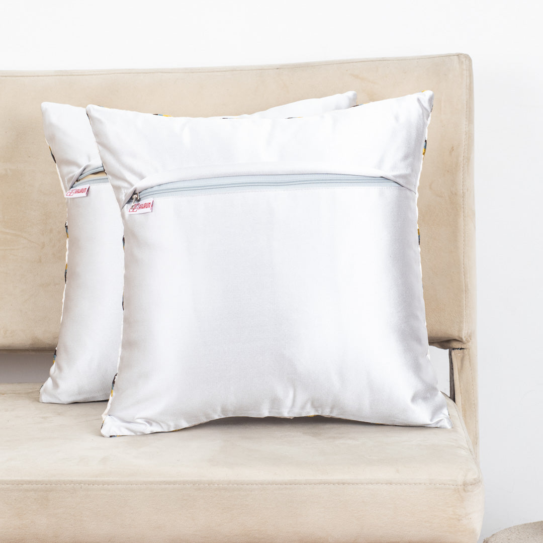 Mix Velvet Diamond Design Cushion Cover – 16×16″