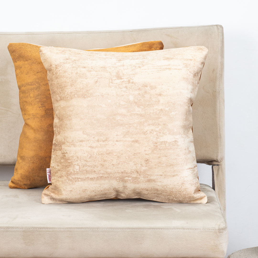 Solid Textured Suede Velvet Cushion Cover