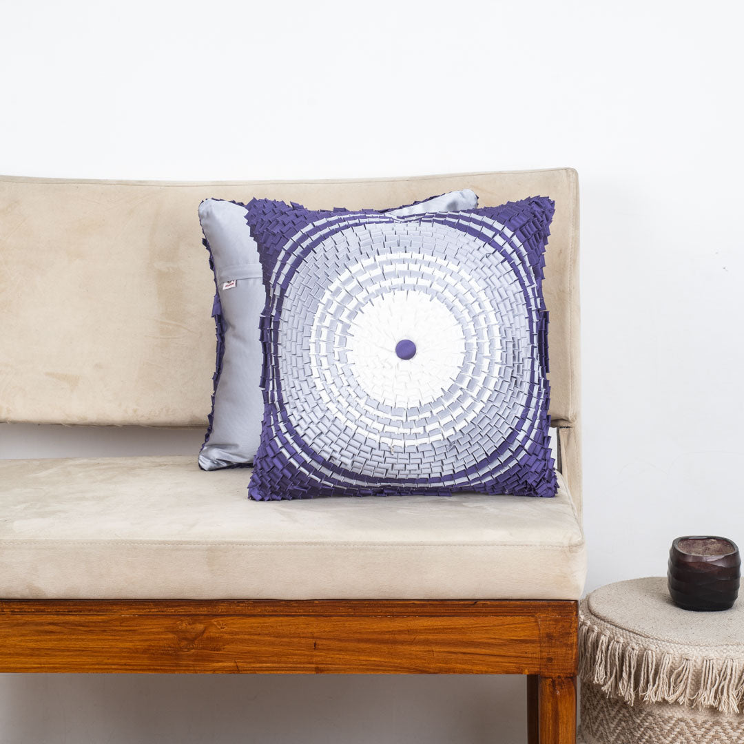 Luxury Handcrafted Satin Cushion Cover – 16×16″ (SHD-)