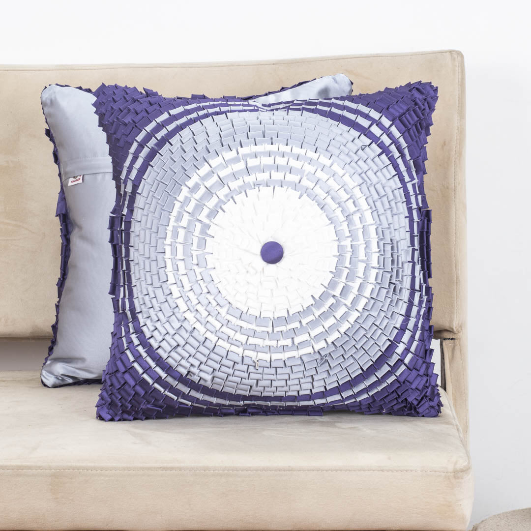 Luxury Handcrafted Satin Cushion Cover – 16×16″ (SHD-)