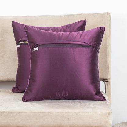 Luxury China Velvet Textured Cushion Cover – 16×16″