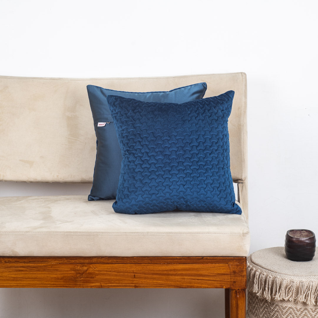 Luxury China Velvet Textured Cushion Cover – 16×16″