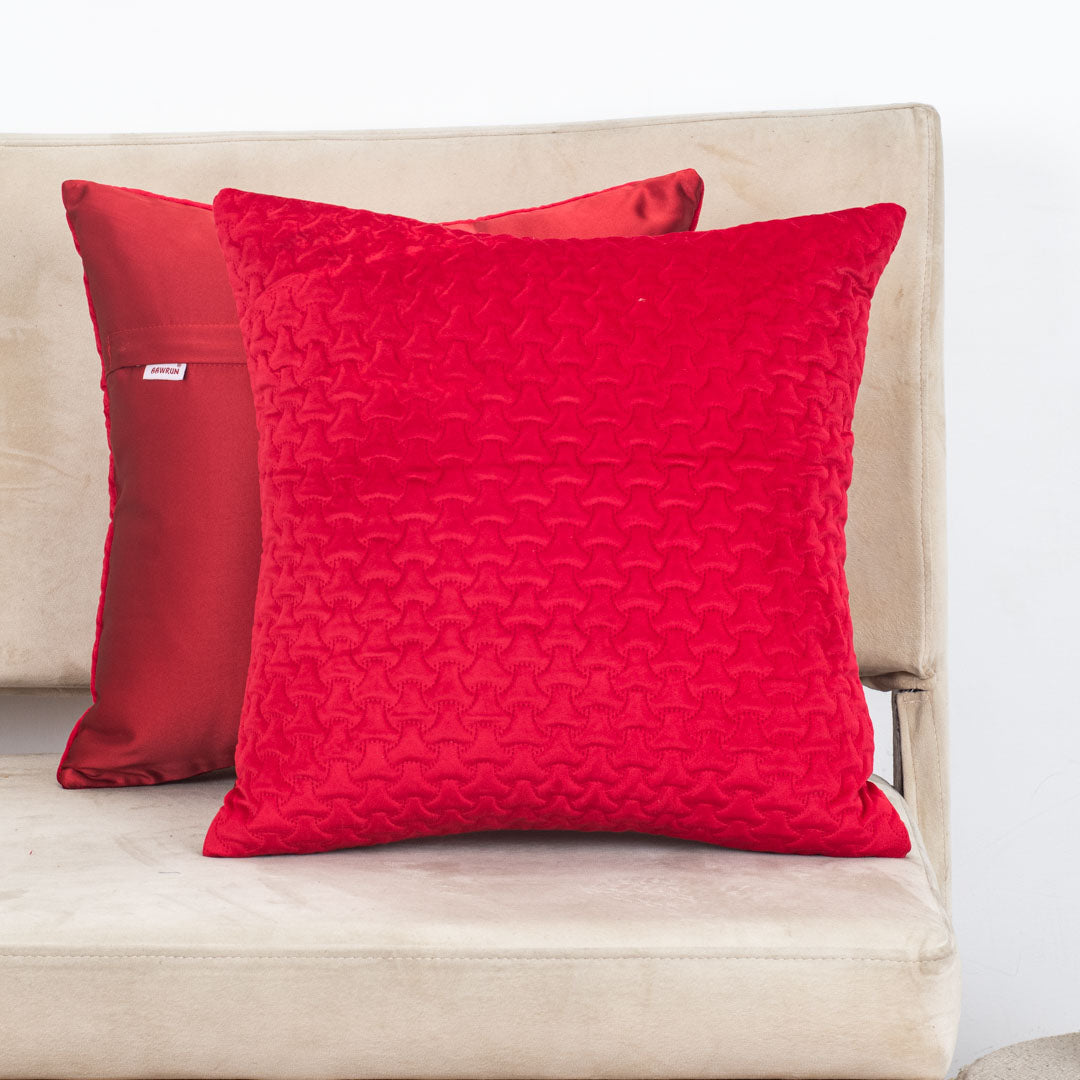 Luxury China Velvet Textured Cushion Cover – 16×16″