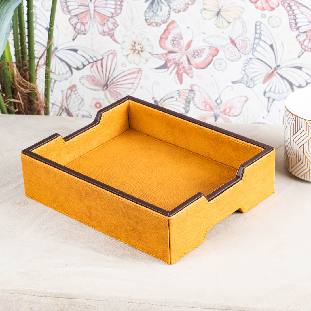 Yellow Multi Purpose Tray (24X19X6)-CM