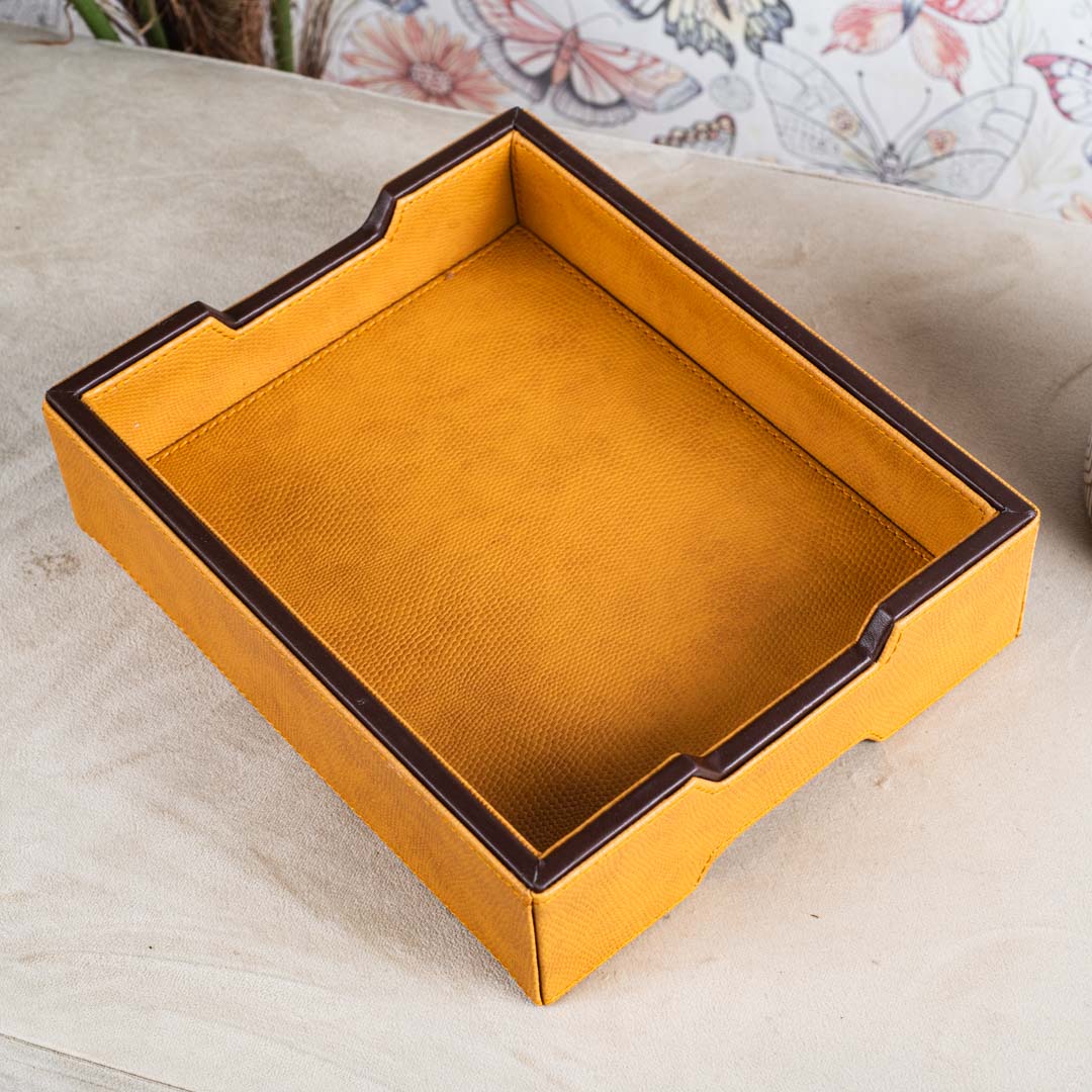 Yellow Multi Purpose Tray (24X19X6)-CM