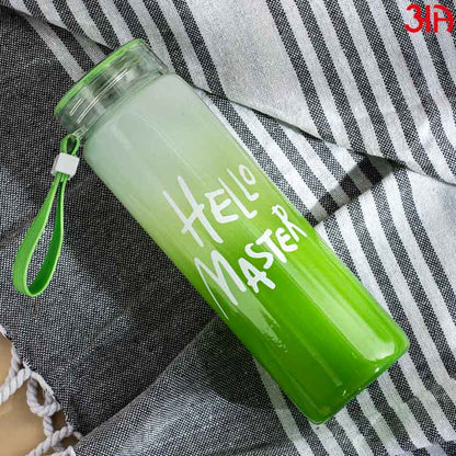 Stylish Glass Bottle (400 ML) Size (5x19)CM