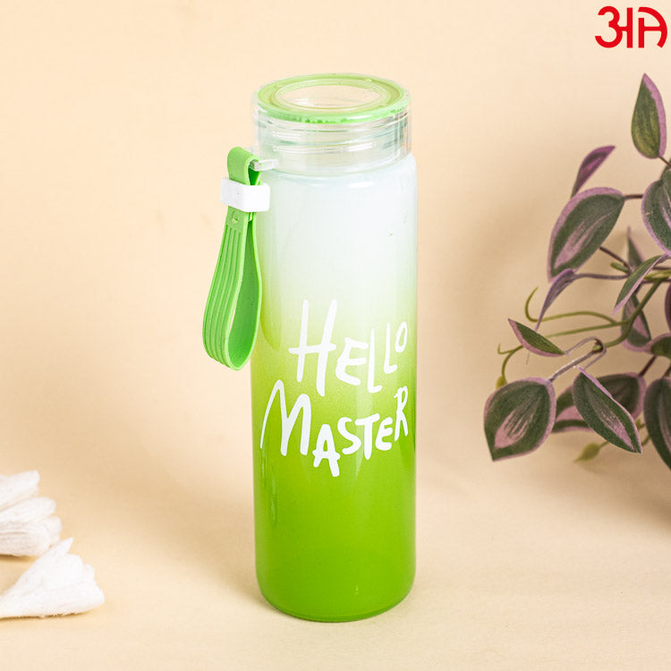 Stylish Glass Bottle (400 ML) Size (5x19)CM