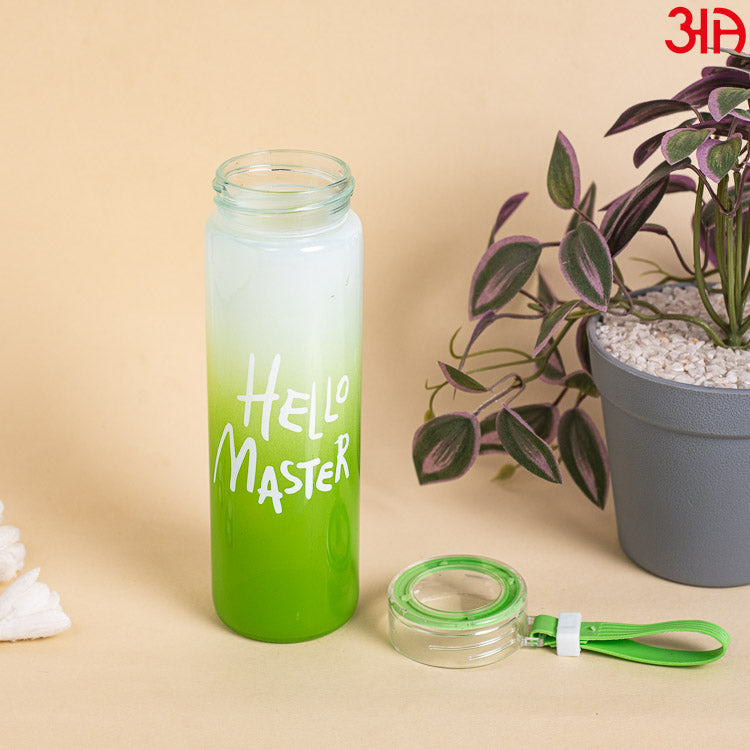 Stylish Glass Bottle (400 ML) Size (5x19)CM