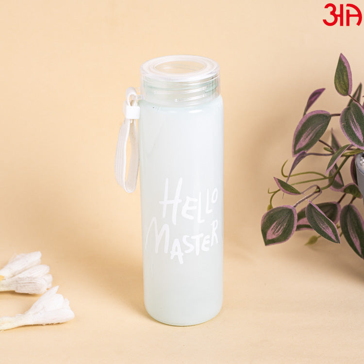 Stylish Glass Bottle (400 ML) Size (5x19)CM