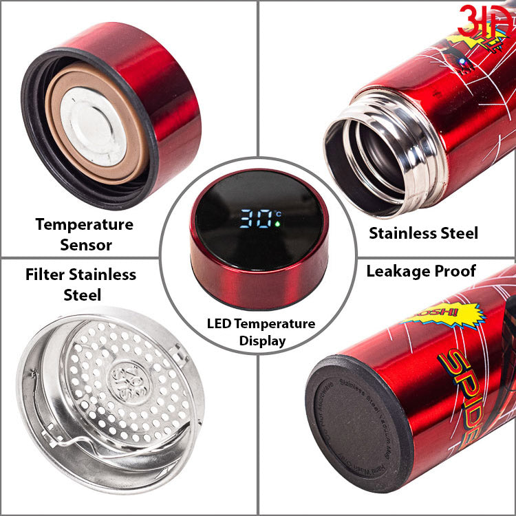 Stainless Steel Bottle with LED Temperature Display