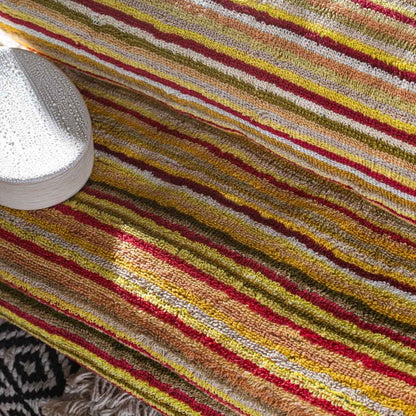 Sunset Stripe Cotton Bath Towel – 79 × 158 cm-SHADE-1