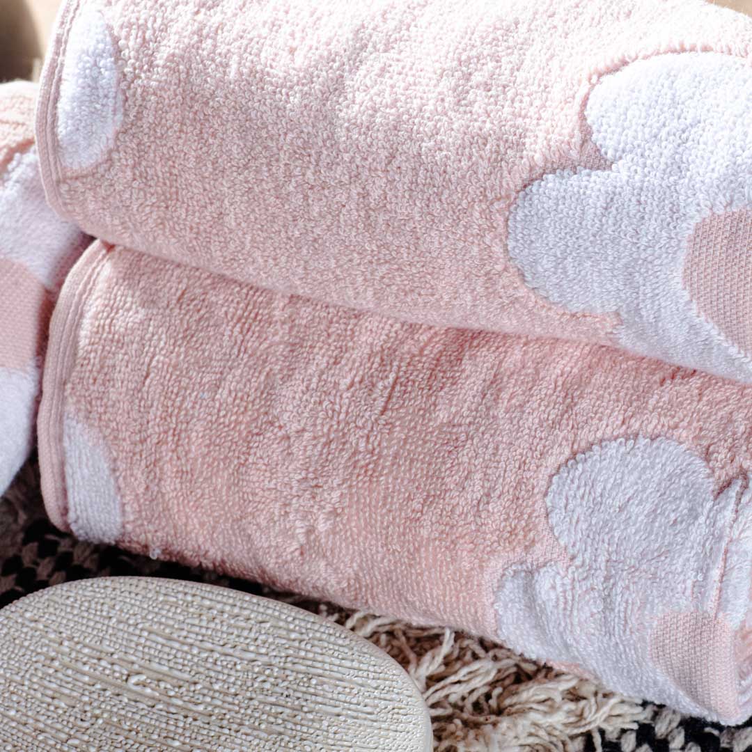 Blush Petal Cotton Towel – 42 × 75 cm-DGN-8