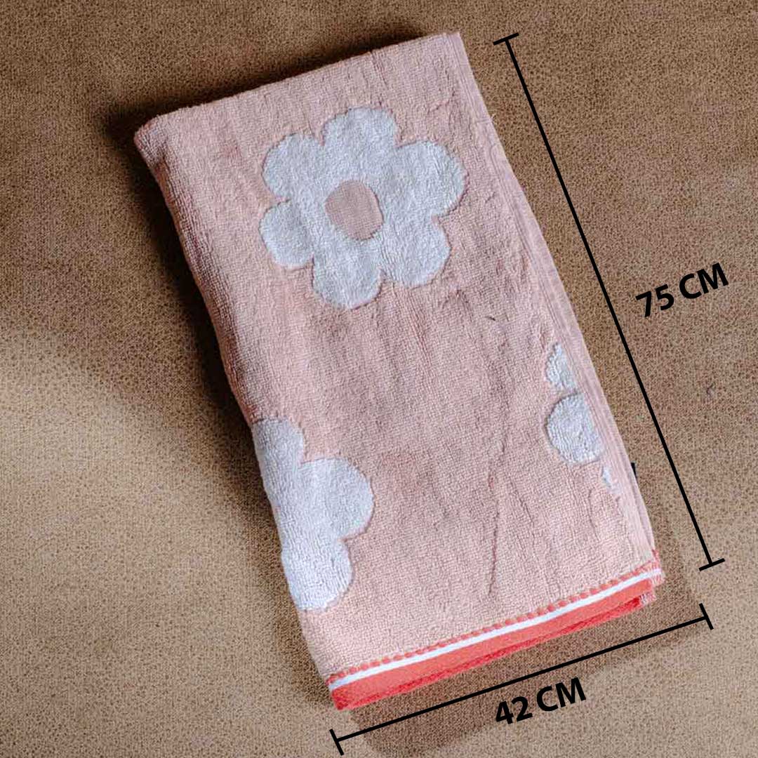 Blush Petal Cotton Towel – 42 × 75 cm-DGN-8