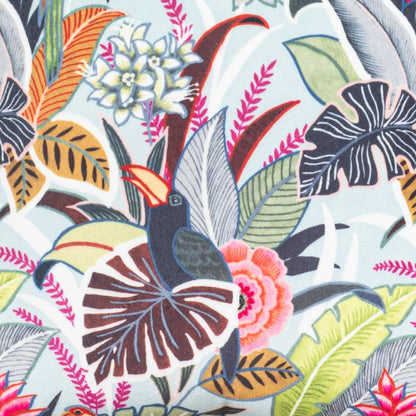 Tropical Paradise Velvet Cushion – 16 × 16 in Dgn-24
