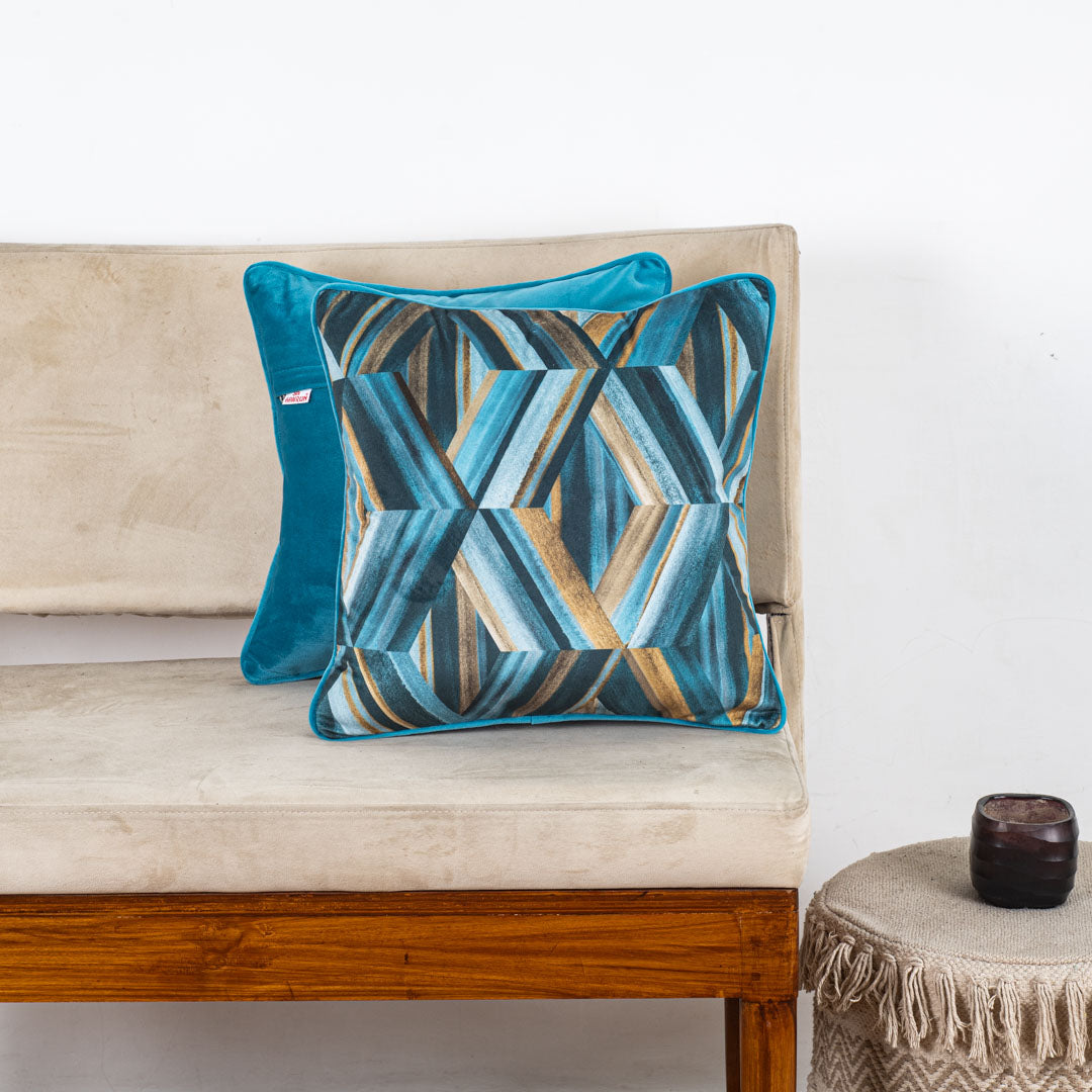 Luxe Velvet Cushion – 16×16-DGN-3