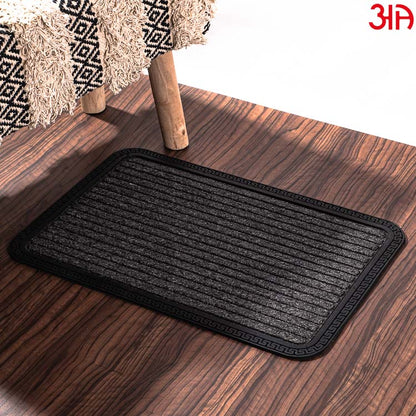 Deep Grey Glory Front Door Mat (16x24) CM