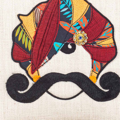 Mr. Rajasthan Design Traditional Cushion Cover