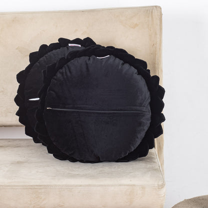 Luxe Velvet Sunflower Cushion Cover