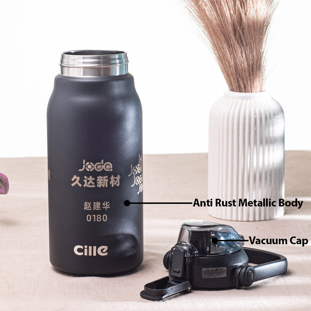 Anti-Rust Metallic Flask – 1.3L-31×10 cm