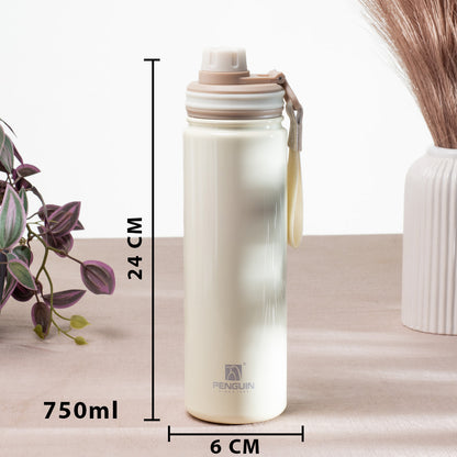 Penguin Anti-Rust Metallic Bottle – 750ml-24×6 cm